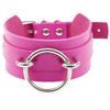 Unisex verstellbare Choker-Halskette O-Ringe Halsband für Tanzaufführungen und Mode