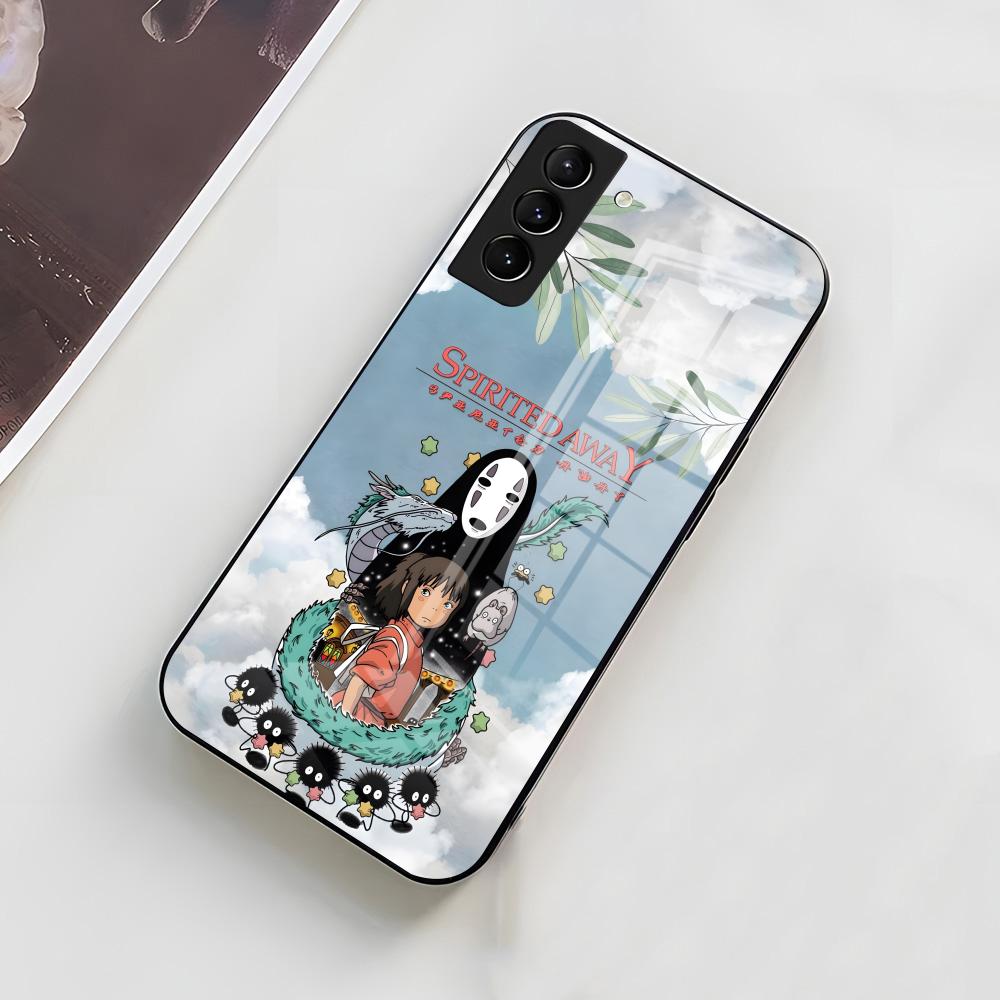 

S-Spiriteds Flower A-Away Phone Case For Samsung A56 A36 A26 A16 A15 A25 A35 A55 A14 A34 A24 A54 Glass Case Samsung A24 4G