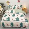 Cartoon Cow pattern Duvet Cover  bedding set,  boys, girls adult  microfiber duvet cover zipper duvet coverand 2 pillowca