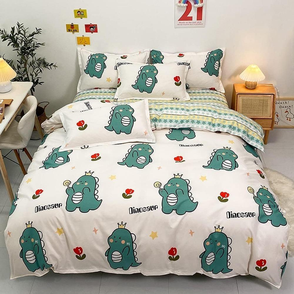 Cartoon Cow pattern Duvet Cover  bedding set,  boys, girls adult  microfiber duvet cover zipper duvet coverand 2 pillowca