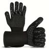 Universal Size Cooking Gloves, Heat-resistant and Non Slip Microwave Oven Baking Gloves