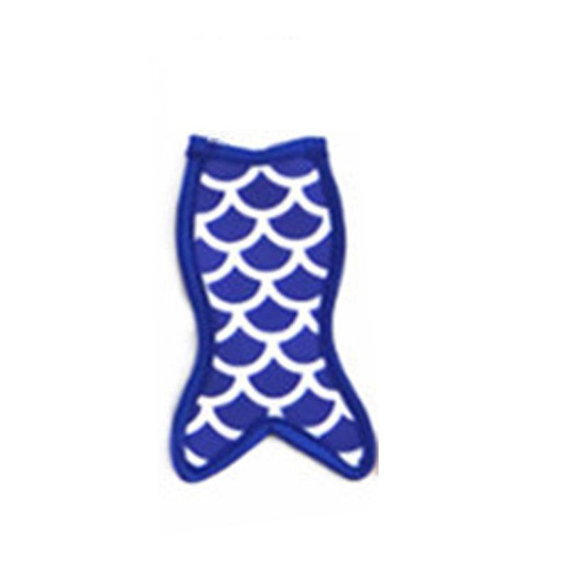 1PC Keep Cooled Icy Pole Holder Popsicle Cover Fish Tail Reusable Colorful