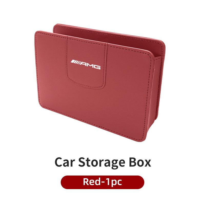 

Car Door Storage Bag Drink Waste Card Key Sunglasses Holder For Mercedes Benz AMG C180 C300 W124 W176 W177 C200 C260 GLC CLE CLA