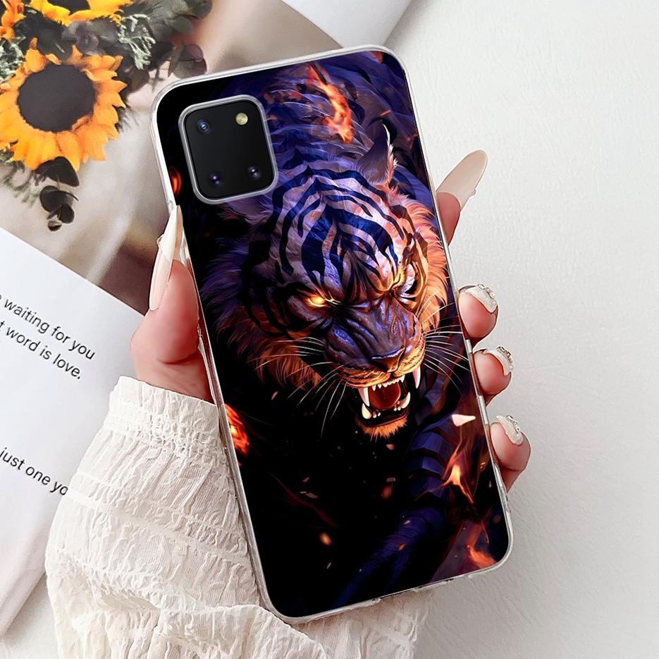 For Samsung Galaxy Note 10 Lite Case SM-N770F Luxury Love Heart Painted Cover Soft Slim Phone Case For Samsung Note10 Lite Shell