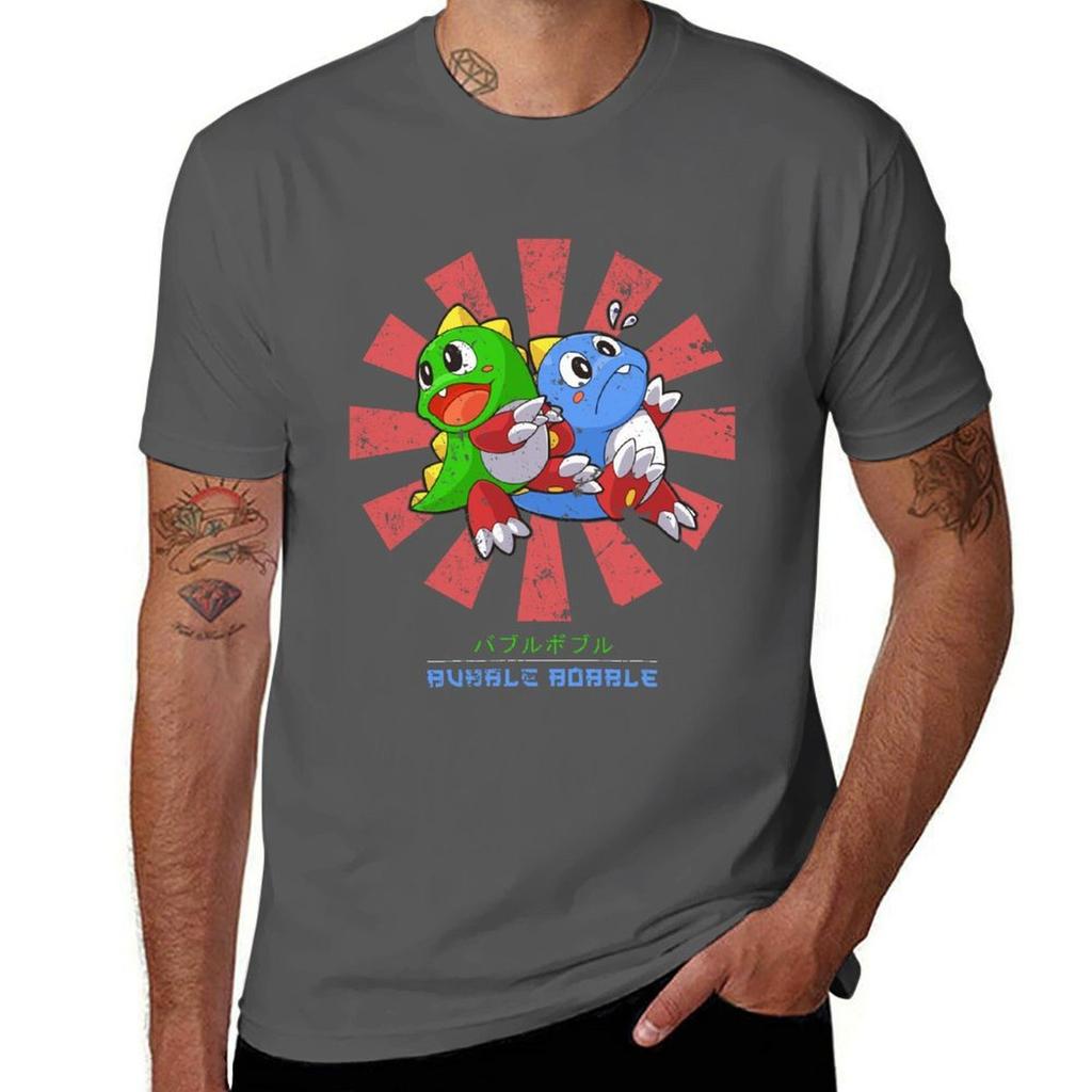 Bubble Bobble Retro Japanese Tshirt Quick Dry Travel Tshirt