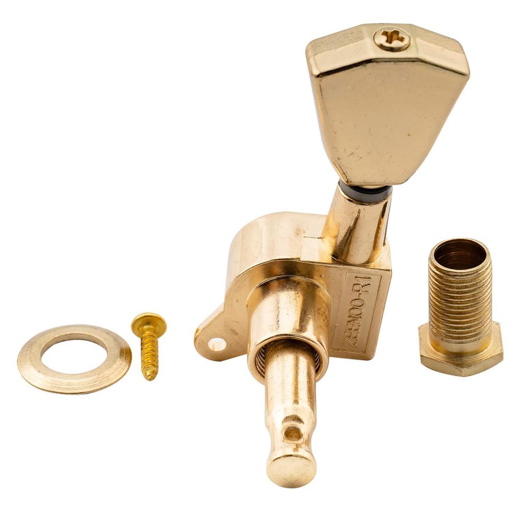 Musiclily Pro 6-Saiten Stratocaster/Telecaster Gitarrenmechaniken mit goldenen Keystone-Knöpfen