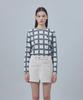 Rest And Recreation Check Pattern Long Sleeve Top - Black