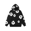 European and American 100%Cotton Foam Printed Hoodie Men's and Women's Hoodies