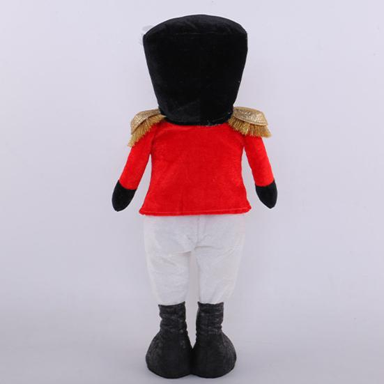 Christmas Soldier Telescopic Figure Retractable Height Adjustable Faceless Ornament Christmas Festive Decoration