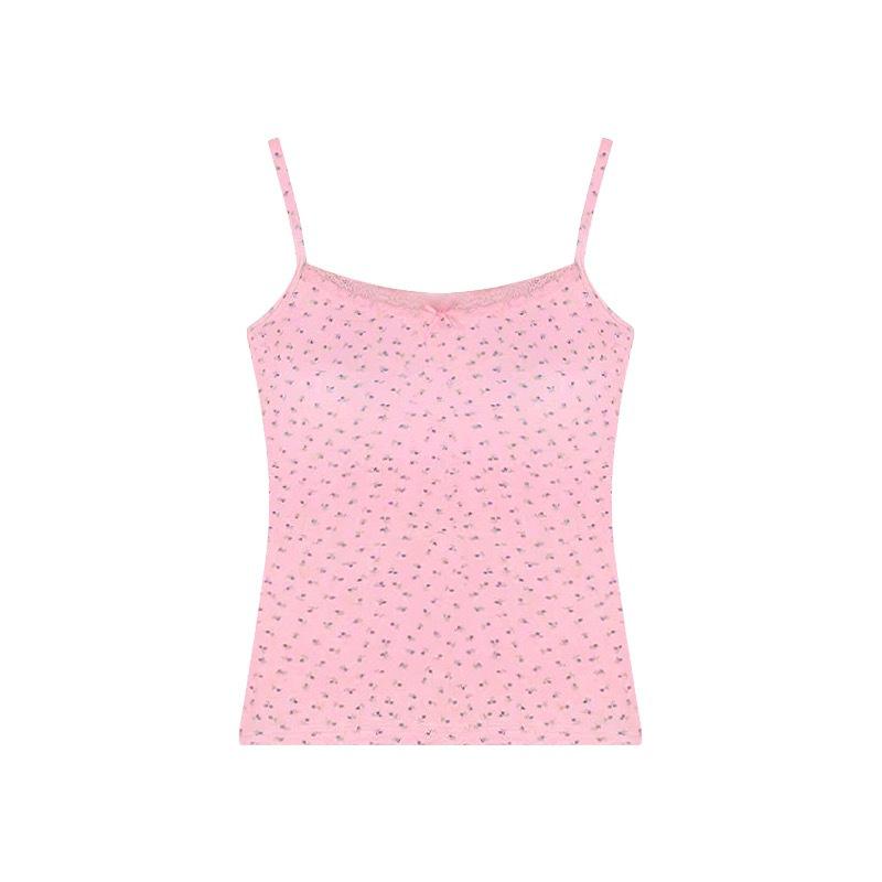 Sladké a pikantní květinové tílko: Zeštíhlující tílko s hrudní vložkou a krásným designem zad pro ženy