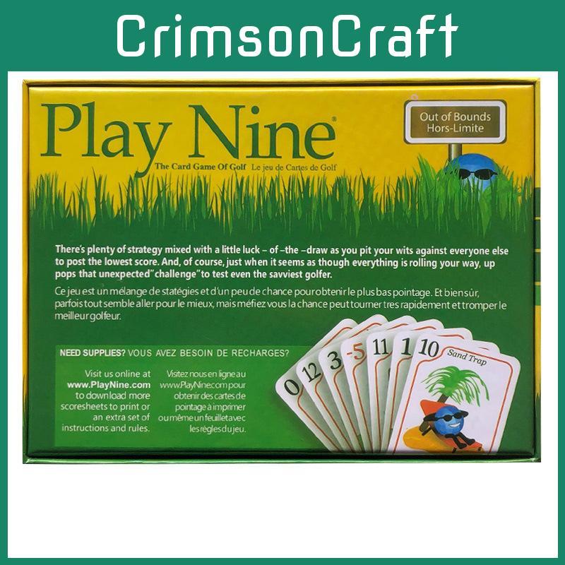Play Nine Card Game Golf Card Game Poker For Adults And Teens