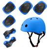 Vendita Diretta dalla Fabbrica Casco da Skateboard 7-in-1 Certificato CE EN1078 e Set di Ginocchiere, Gomitiere, Polsiniere per Bambini Protezioni