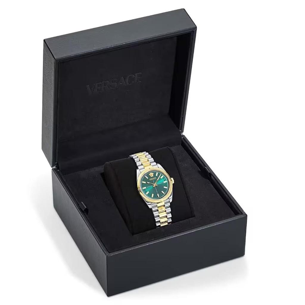Luxury Quartz Wrist Watch Versace VEOE00425 Gold Stainless Steel Analog