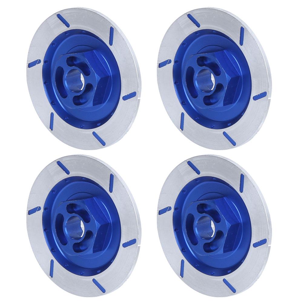 Aluminum Alloy Simulated Brake Disc Accessories Parts Fit for HSP 94123 1:10 RC CarDark Blue