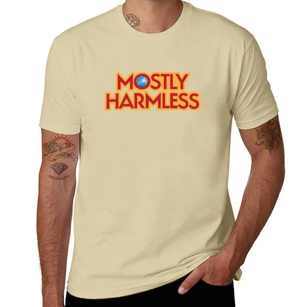 Mostly Harmless T-Shirt cute clothes quick drying oversized vintage cotton t shirts