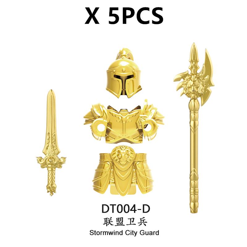 medieval Warcraft Strom Guard Featuring Arthas Accessories Scenes Building Blocks Figures Toy for Children Gifts DT8902 DT8904