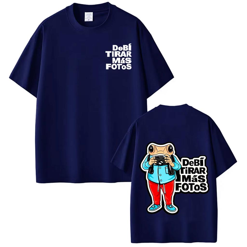 Rapper Bad Bunny DTMF Debi Tirar Mas Fotos Album Print Cotton Short Sleeve Hip Hop Streetwear Unisex Unisex And Unisex TShirt