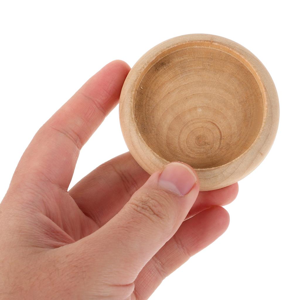 10pcs Solid Wood Base Needle Cushion Base For Sewing Unfinished Wood Coasters Small Wood Base DIY Miniature Artware Bases Round