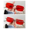 Metal Vintage Shades Rimless Ocean Lenses Sun Glasses Retro Eyewear  for Women & Men