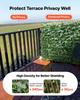 Expandable Fence Privacy Screen, 63.5 x 320 cm Expand Artificial Plant Wall, Realistic Artificial Ivy Panel with 50 Zip Ties, Decorative Faux Greenery