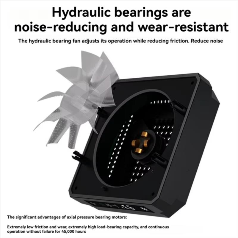 Small Temperature Control Cooling Systems Enhanced Heat Dissipation & Auto Speed Adjustment Suitable for Game Consoles