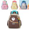 Bear Cartoon Childrens Backpack With Lightweight Nylon And Adjustable Shoulder Straps For School