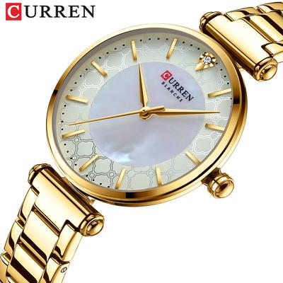 Watches for Women New Fashion Quartz Watch with Stainless Steel Bracelet Thin Clock Female