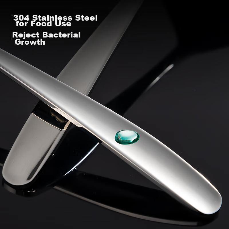 JD Original Spoon Set, Soup Ladle 304 Stainless Steel Tableware, Thickened And Deepened, Two-Piece Set