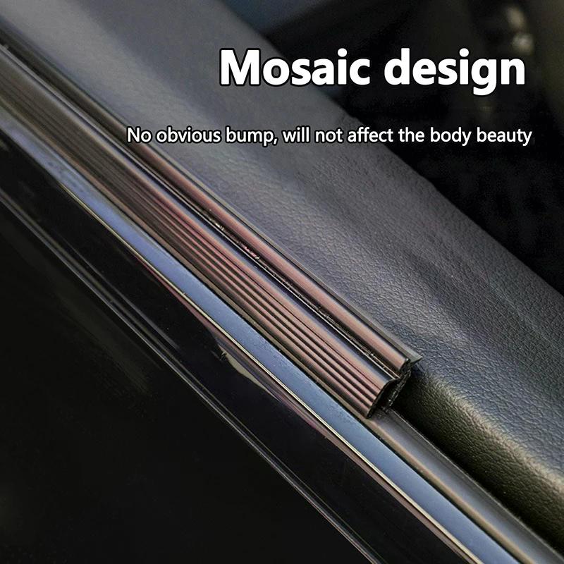 2Pcs Universal Car Side Window Wiper Used To Remove Auto Water Mist Rubber Strip Windows Cleaning Tools Wiper Blade Wiperstrip