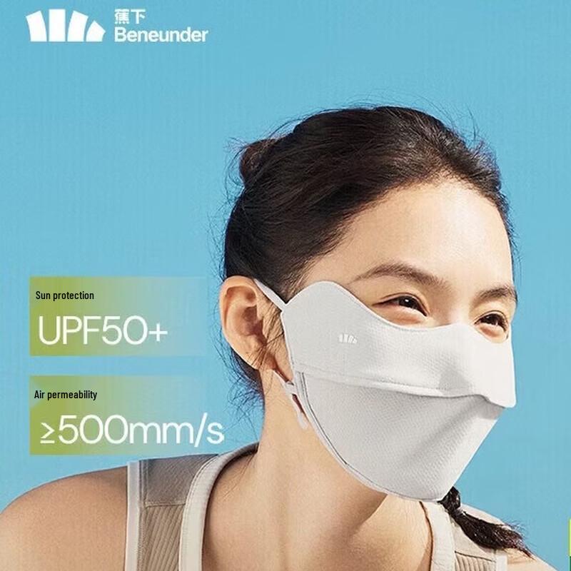 Beneunder Breathable UV Protection Sun Mask