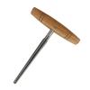 Practical Luthier Repair Tool Violin Peg Hole Reamer for W/ Taper Wood Handle for 3/4 4/4 Violin Making Tool Stainless S