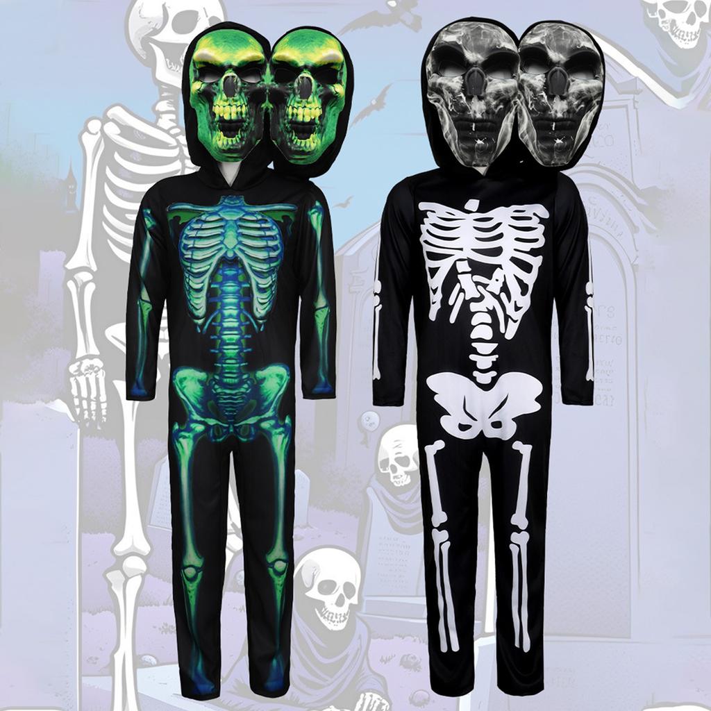 Halloween Children's Performance Costumes Skeleton Costumes Role Play Cosplay Costumes Performance Costumes