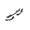Universal Rear Diffuser with Lights for 2019-2020 Honda Civic (Three-Piece Kit)