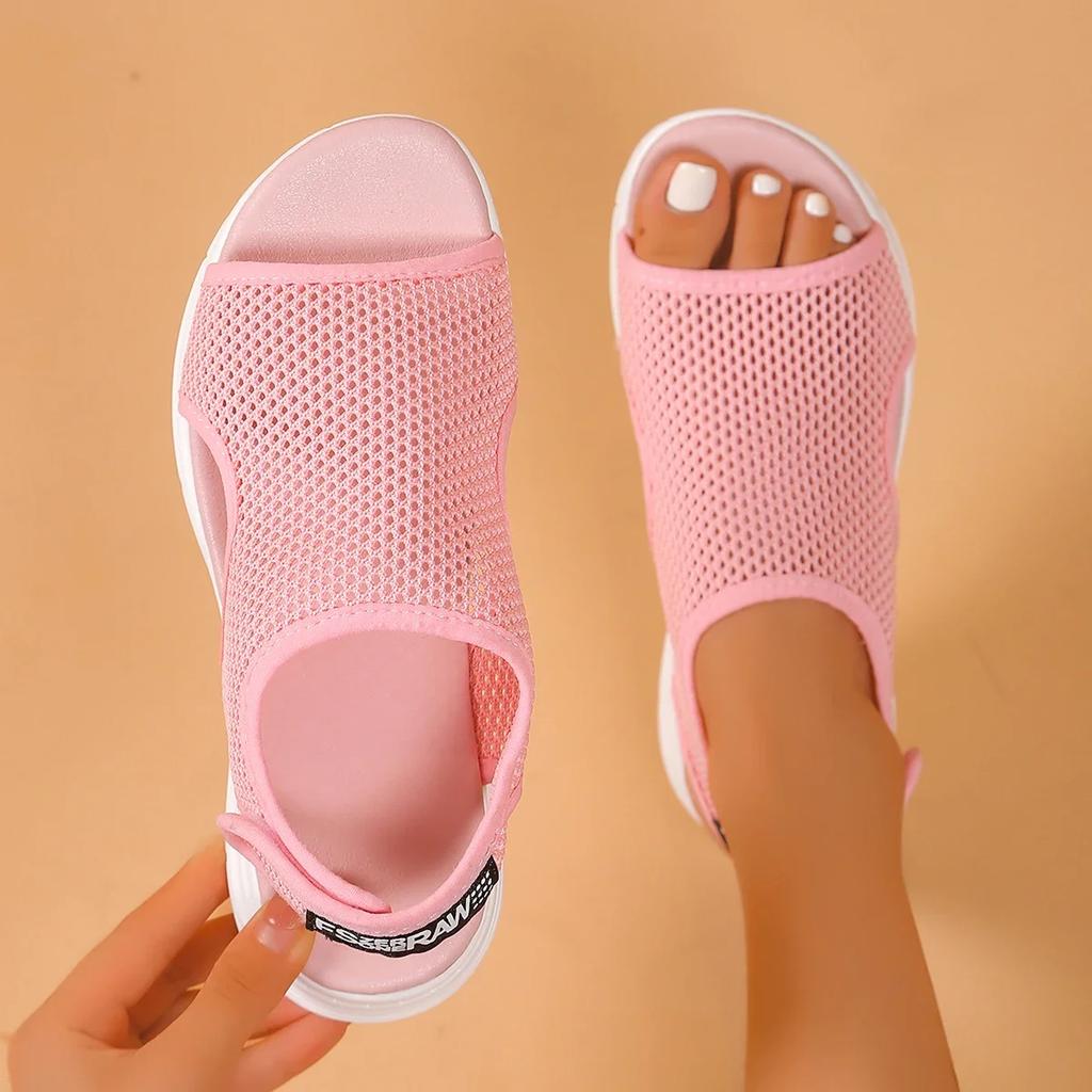 Women's Sandals Fashion Casual Sport Sandals Summer Breathable Mesh Sandals Outdoor Non Slip Beach Sandalias Sandalias De Mujer