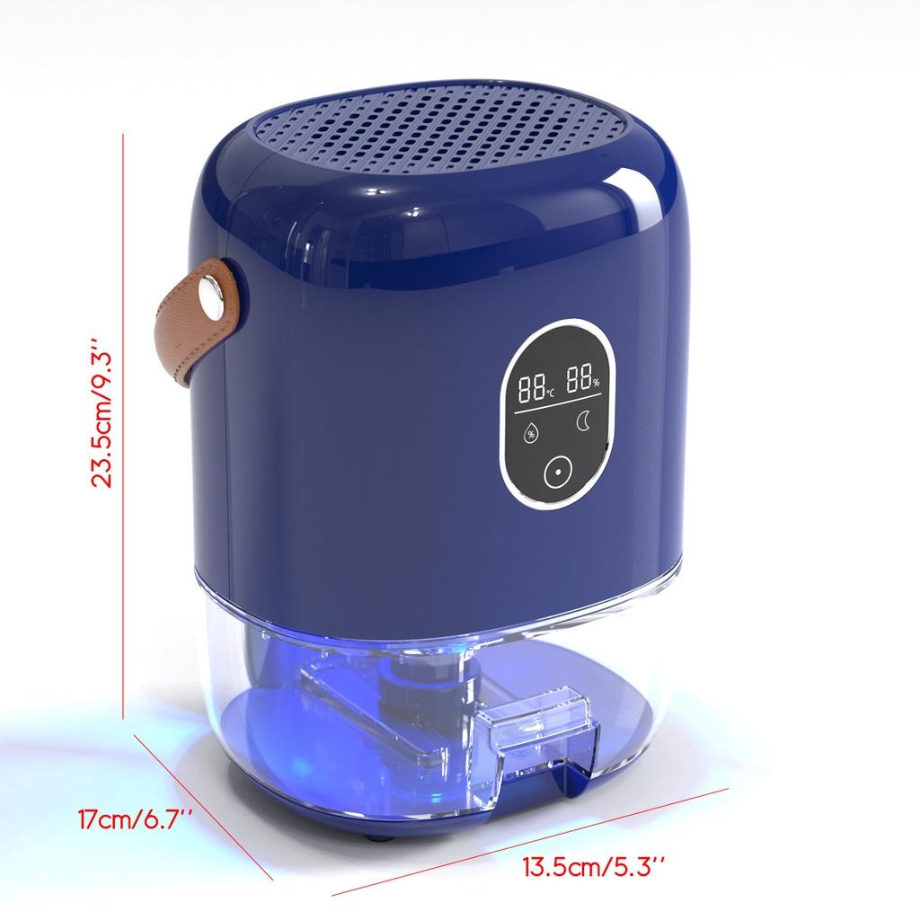 40W Household Dehumidifier Mini Air Dryer Moisture Absorber Air Purifier For Bedroom Kitchen Ultra-quiet 1000ML