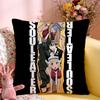 Cushion Cover Short Plush Throw Pillow Soft Washable Sofa Bed Office Cushion Hot Anime S-Soul Eaters