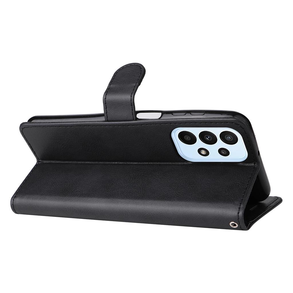 Simple Book Wallet Flip Case For OPPO A38 A58 A78 A98 A31 2020 F23 A8 A16S A54S A17 A1 5G Men Woman Capa Stand Phone Coque D06E