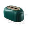 Nordic Striped Tissue Box Holder High Quality Toilet Paper Box Table Napkin Holder Car Tissue Paper Dispenser Home Decoration
