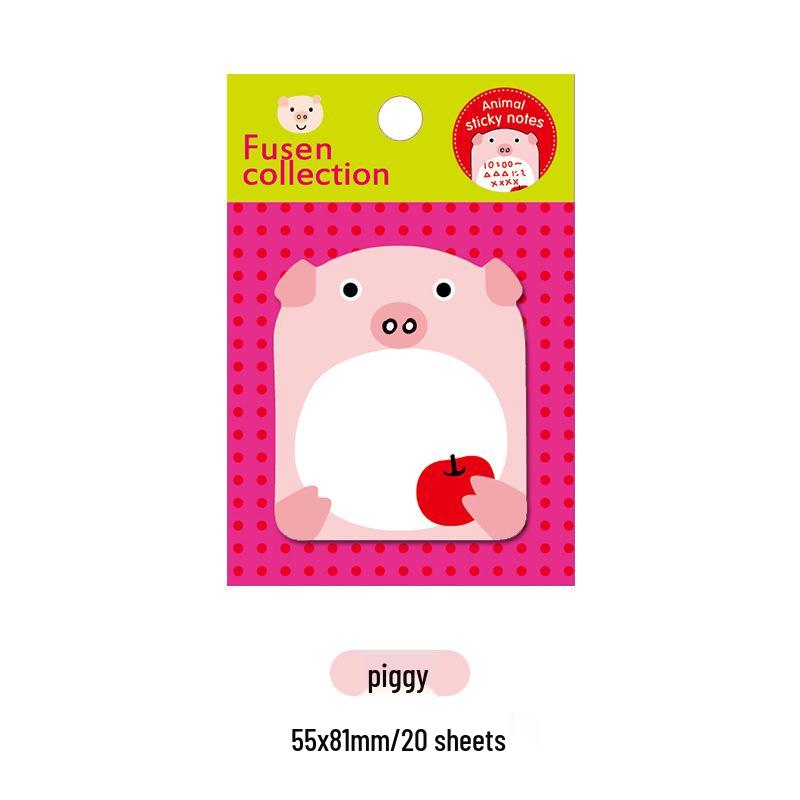 Корейские милые мультяшные животные липкие заметки | Отрывной блокнот для заметок | Портативный подарок для студенческих канцелярских принадлежностей