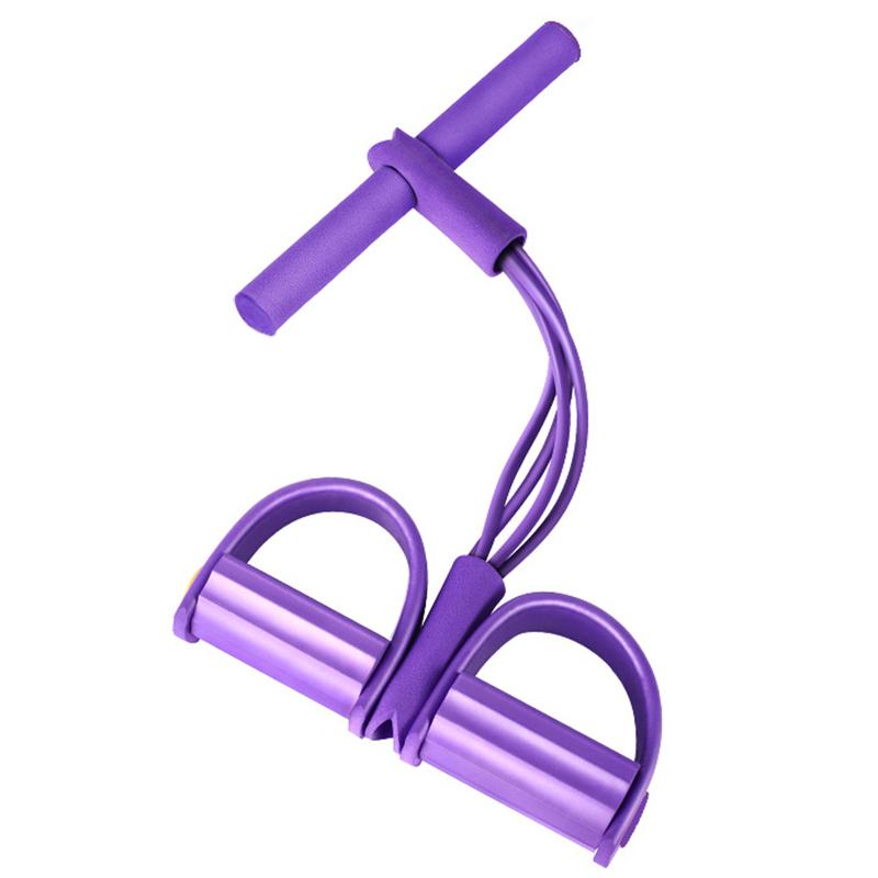 4 Widerstands-elastisches Zugseil-Trainingsgerät, Bauch-Widerstandsband für das Heim-Fitnessstudio, Sportübungstraining, Fitnessgeräte