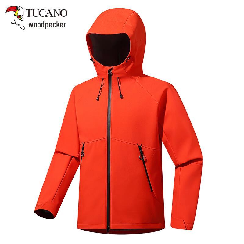 Tucano Women's Windproof Mountain Outdoor Softshell Hooded Jacket