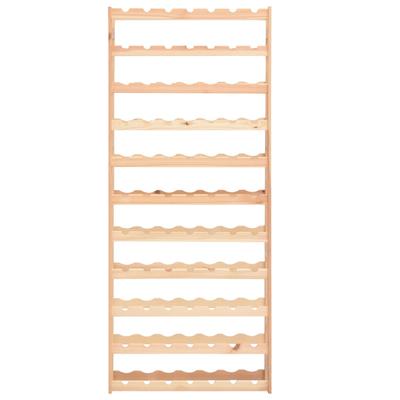 77 Bottle Wine Rack In Pine Wood
