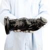 Black PVC Extra Long Anal Plug Dildo Sex Toy Masturbator for Men and Women Strap On Penis Realistic Dick