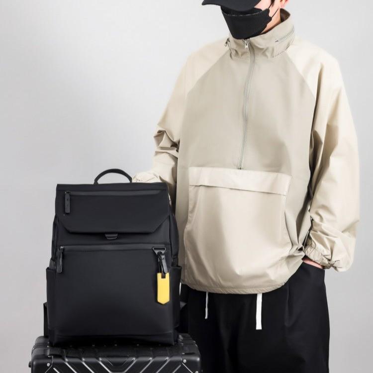 Men's Lightweight Casual Fashion Backpack - Large Capacity for Outdoor, Trendy Student, and Leisure Use