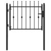 Zauntor HORST 100 X 75 Cm Metal Black Lockable