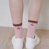 [3-Pack] 1989 Vintage Pouch Pink Sock Set