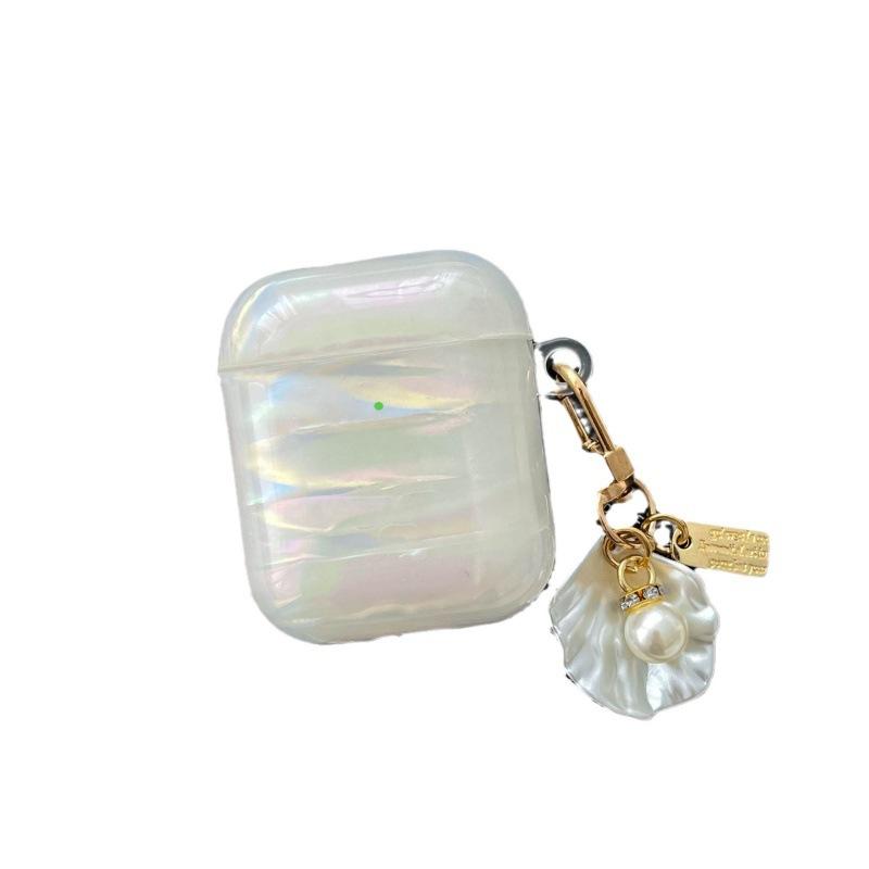 Applicable To AirPods 1/2 Generation Bluetooth Headset Case 3rd Generation Pro Simulated Shell Pattern Pro2 Soft Case