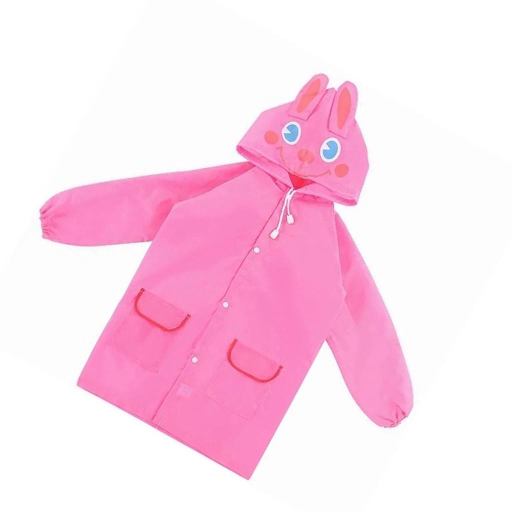Cute Cartoon Boys Girls Waterproof Raincoat Rain Coat Kids Children Rain Suit for Height 90cm To 130cm