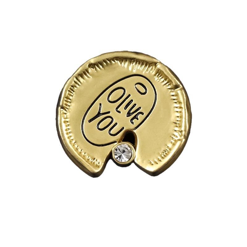 10Pcs Button High-End Delicate Cashmere Coat Shirt Top Suit Sweater Cardigan Metal Big Button