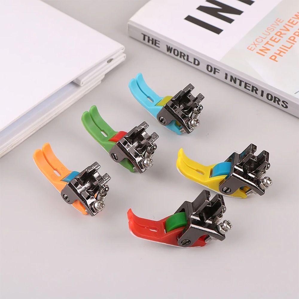 1Pcs Replaceable Narrow Roller Presser Foot Lockstitch Plastic Wheel Presser Feet Universal Sewing Machine Accessories